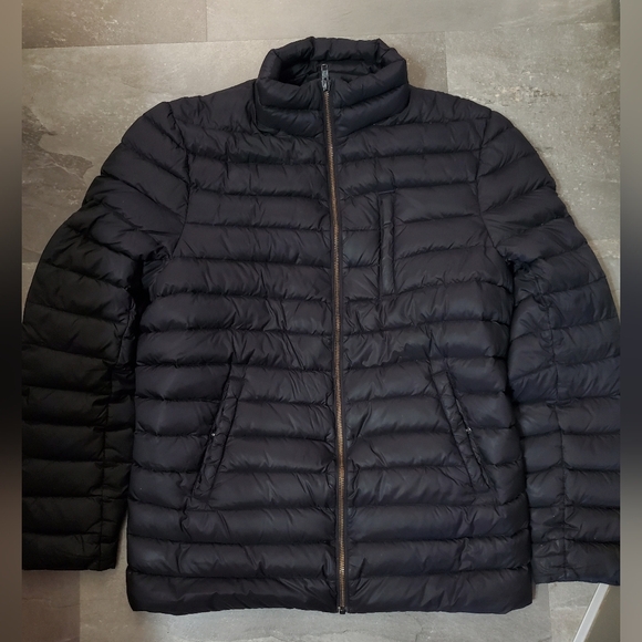 Soia & Kyo Men's Black Long Sleeves Puffer Jacket. Down & Feathers. Size M. - Picture 1 of 10